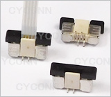 0.5 4Pin 立贴FPC连接器图,0.5 4Pin 立式贴片FPC连接器图，0.5 4Pin SMT FPC Connector Picture,0.5 立贴FFC连接器座图,0.5S-1-4PB