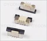 0.5 6Pin 立贴FPC连接器图,0.5 6Pin 立式贴片FPC连接器图，0.5 6Pin SMT FPC Connector Picture,0.5 6Pin立贴FFC连接器座图,0.5S-1-6PB