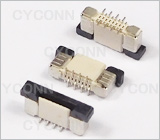 0.5 8Pin 立贴FPC连接器图,0.5 8Pin 立式贴片FPC连接器图，0.5 8Pin SMT FPC Connector Picture,0.5 8PIN立贴FFC连接器座图,0.5S-1-8PB