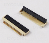 0.5mm 30PIN 带卡扣 掀盖 FPC连接器图，0.5mm 30Pin 带卡点 翻盖式FPC连接器图,0.5mm Pitch 30Pin down Contact ZIF Fpc Connector Picture