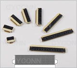 间距0.5mm带卡扣 掀盖连接器,0.5FPC连接器下接触，0.5翻盖式FPC连座 排线带卡扣，高2.0mm,0.5S-2K-nPWB