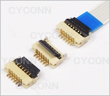 0.5 6Pin 掀盖 式H1.0mm FPC连接器图,0.5 6PIN 翻盖式FPC连接器H.0图片,0.5 6Pin掀盖FPC连接器相片,0.5 6PIN掀盖式插座图,0.5 6Pin 掀盖式 FFC连接器图,0.5mm Pitch 6Pin Down Contact ZIF Fpc Connector Picture