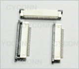 0.8mm 25pin FPC 下接,0.8mm 25pin FPC连接器,0.8mm 25pin FPC连接器