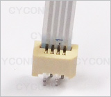 1.0直插单面接FPC连接器，1.0mm 插板式 FPC连接器 不带锁 单面接