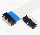 1.0 10P卧贴双面接不带锁扣图，1.0mmFPC连接器10Pin双面接图，1.0FPC座10Pin图，1.0mmFPC卧贴10Pin图，1.0mm 10Pin SMT NO ZIF  Double Contact FPC Connector Picture