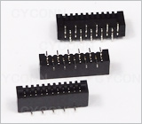 1.0 11Pin 立贴双面接触连接器图,1.0 11PIN 立式贴片双面接FPC连接器图片,1.0 11Pin 立贴双面接触FFC连接器无锁扣图,1.0mm 11PIN SMT No ZIF Double Contact FPC Connector Picture