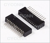 1.0 12P卧贴双面接不带锁扣图，1.0mmFPC连接器12Pin双面接图，1.0FPC12Pin图，1.0mmFPC卧贴12Pin图，1.0mm 12Pin SMT NO ZIF  Double Contact FPC Connector Picture