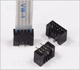 1.0 4Pin 立贴双面接触连接器图,1.0 4PIN 立式贴片双面接FPC连接器图片,1.0 4Pin 立贴双面接触FFC连接器无锁扣图,1.0mm 4PIN SMT No ZIF Double Contact FPC Connector Picture