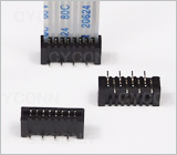 1.0 8in 立贴双面接触连接器图,1.0 8PIN 立式贴片双面接FPC连接器图片,1.0 8Pin 立贴双面接触FFC连接器无锁扣图,1.0mm 8PIN SMT No ZIF Double Contact FPC Connector Picture
