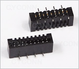 1.0 9Pin 立贴双面接触连接器图,1.0 9PIN 立式贴片双面接FPC连接器图片,1.0 9Pin 立贴双面接触FFC连接器无锁扣图,1.0mm 9PIN SMT No ZIF Double Contact FPC Connector Picture