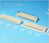 1.0 13Pin 贴片式 双面接,1.0mmFPC座13P，1.0mmFPC卧贴13P，1.0 13P双面接不带锁扣