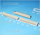1.0 20Pin 贴片式 双面接,1.0mmFPC座20P，1.0mmFPC卧贴20P，1.0 20P双面接不带锁扣