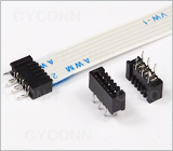 1.0 6Pin 直插双面接触连接器图,1.0 6Pin DIP FPC座,1.0 6PIN 立式插板双面接FPC连接器图片,1.0 6Pin 插板双面接触FFC连接器无锁扣图,1.0mm 6PIN DIP No ZIF Double Contact FPC Connector Picture
