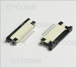 1.0mm 10pin FPC下接,1.0mm 10pin FPC 下接FPC连接器,1.0mm 10pin 下接 FPC连接器