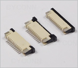 1.0 11P抽屉式上接FPC连接器,1.0 11P FPC连接器上接,1.0 11Pin 上接 抽屉式 FPC连接器,1.0FPC座11Pin，1.0mmFPC卧贴11Pin,