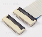 1.0 10PIN 掀盖式下接FPC连接器H2.0，1.0 10P翻盖式下接FPC座高2.0mm