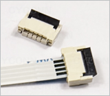1.0 4Pin 后压 掀盖 式H2.0mm FPC连接器图,1.0 4PIN 双面接触 FPC连接器H2.0图片,1.0 4Pin后压掀盖FPC连接器相片,1.0 4PIN 掀盖式插座图,1.0 4Pin 后掀盖式 FFC连接器图,1.0mm Pitch 4Pin Double Contact ZIF Fpc Connector Picture