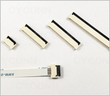 1.0mm 后压掀盖式 FPC连接器 H2.0mm,1.0后压 掀盖式 连接器,1.0双面接触掀盖式FFC连接器