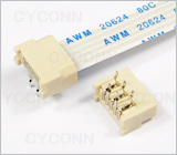 1.25 5Pin 弯插单面接触不带锁FPC连接器图，1.25 5Pin弯脚插板FPC连接器图片，1.25 5P DIP FPC插座图，1.25mm 5Pin 90° DIP No ZIF FPC Connector Picture