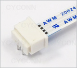 1.25带锁扣弯脚插板FPC连接器,1.25弯插带锁FPC连接器，1.25锁扣FPC座,1.25卧式插板FPC连接器带锁扣,1.25mm 90° DIP ZIF FPC Connector