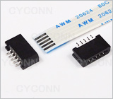 1.25 5P卧贴双面接不带锁扣图，1.25mm 5Pin FPC连接器双面接触图，1.25 5P FPC座，1.25 5PinFPC卧贴图，1.25mm 5Pin SMT NO ZIF  Double Contact FPC Connector Picture