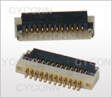 0.5mm 12P FPC连接器,0.5mmFFC连接器,0.5FPC连接器