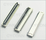 0.5mm 51P FPC连接器 掀盖，0.5mm 51P FPC插座,0.5mm 51P FPC连接器掀盖,0.5 51PIN FPC连接器