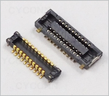 0.4 2*10Pin 合高0.8,0.4mm 20Pin 母座 合高0.8单槽,0.4mmBTB连接器
