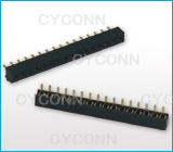 1.27mm Female Header 180,1.27mmBToB,1.27板对板连接器,1.27板板连接器,1.27mm Board To Board