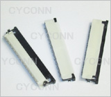0.5mm 50PIn FPC插座,0.5mm 50PIn FPC连接器,0.5mm 50 连接器 上接,0.5mm 50PIN FPC