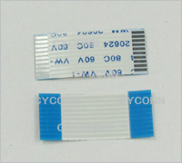 1.0FFC排线，1.0FFC软排线，同面1.0 10P 25mm 露导4mm 补强板8mm，A1.010P25mm4/48/8