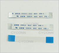 1.0FFC排线，1.0FFC软排线，同面1.0 6P 50mm 露导4mm 补强板8mm，A1.06P50mm4/48/8