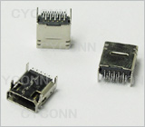 MINI USB 10PIN 插板式，MINI USB 10PIN