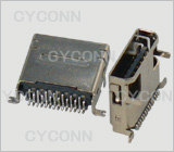 MINI USB 14P 母座，MINI 14P 母座，MINI USB 14P